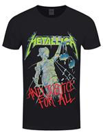 T-Shirt Unisex Tg. XL. Metallica - And Justice For All