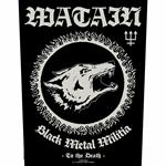 Watain: Black Metal Militia Back Patch (Toppa)