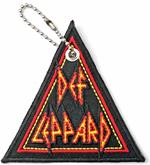 Def Leppard: Tri-Logo (Embroidered) (Portachiavi)