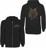 Felpa Con Cappuccio Donna Tg. 2XL. Black Sabbath: Tour 1978 Zipped