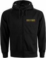 Felpa Con Cappuccio Donna Tg. 2XL. Guns N' Roses: Classic Logo Zipped