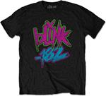 Blink-182: Neon Logo (T-Shirt Unisex Tg. S)
