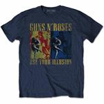 Guns N' Roses: Use Your Illusion Navy (T-Shirt Unisex Tg. XL)