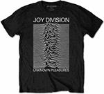 Joy Division: Unknown Pleasures White On Black (T-Shirt Unisex Tg. M)