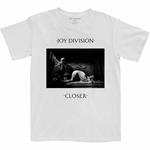Joy Division: Classic Closer White (T-Shirt Unisex Tg. L)