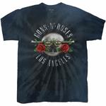 Guns N' Roses - Guns N' Roses Unisex Tee: Los Angeles (Dip-Dye) (Xx-Large)