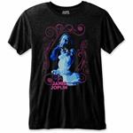 Janis Joplin: Floral Frame (T-Shirt Unisex Tg. L)