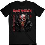 Iron Maiden - Iron Maiden Unisex T-Shirt: Senjutsu Black Cover Vertical Logo (Medium)