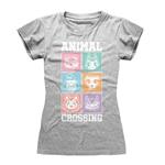 Nintendo: Animal Crossing - Pastel Square (Fitted) (T-Shirt Donna Tg. M)