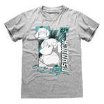 T-Shirt Unisex Tg. L. Pokemon: Psyduck Square