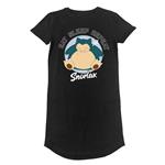 T-Shirt Dress Donna Tg. S. Pokemon: Sleeping Snorlax