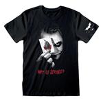 Dc Comics: The Dark Knight - Why So Serious (T-Shirt Unisex Tg. L)