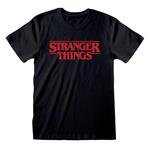 Stranger Things: Logo Black Black (T-Shirt Unisex Tg. M)