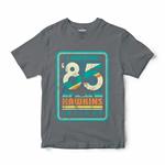 Stranger Things: Survived 85 Charcoal (T-Shirt Unisex Tg. XL)