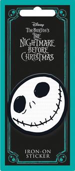 Disney: Pyramid - The Nightmare Before Christmas - (Jack Head) Embroidery (Iron On) Sticker