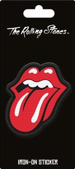 Rolling Stones (The): Pyramid - Tongue Embroidery (Iron-On Sticker / Toppa Termoadesiva)