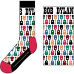 Calzini Uk Size 7 - 11 Bob Dylan: Guitar Pattern 2 Unisex Ankle Socks