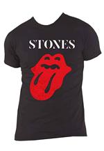 The: Sixty Classic Vintage Tongue T-Shirt Unisex Tg. L Rolling Stones