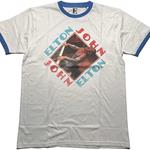 T-Shirt Unisex Tg. S Elton John: Ringer Piano Diamond