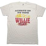 T-Shirt Unisex Tg. XL Willie Nelson: Always On My Mind