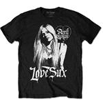 Back Print T-Shirt Unisex Tg. XL Avril Lavigne: Love Sux