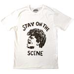 James Brown: Stay On The Scene - White (T-Shirt Unisex Tg. M)