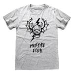 Stranger Things: Hellfire Skull Heather Grey (T-Shirt Unisex Tg. S)