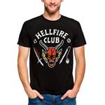 T-Shirt Unisex Tg. L Stranger Things: Hellfire Club Logo