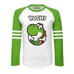 T-Shirt Bambino Tg. 9-11 Anni Nintendo: Super Mario - Yoshi Since 1990 White & Green