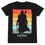 T-Shirt Unisex Tg. M Star Wars: The Mandalorian - Spectrum - Black