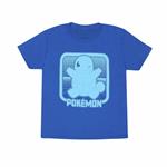 T-Shirt Bambino Tg. 12-13 Anni Pokemon: Squirtle Retro Arcade - Blue