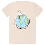 Snoopy: Keep It Green - Natural (T-Shirt Unisex Tg. XL)