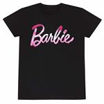 Barbie: Melted Logo - Black (T-Shirt Unisex Tg. M)