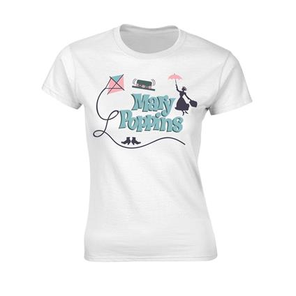 T-Shirt Donna Tg. XL Disney - Mary Poppins Logos