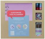 Taccuino A5 Clipbook Filofax ad anelli Creative Kit Lilla