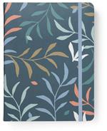 Taccuino Botanical A5 Refillable Notebook blu