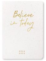 Agenda accademica Letts 2024-2025, 12 mesi, settimanale, Inspire A6 White - 14,8 x 10,5 cm