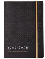 Agenda accademica Letts 2024-2025, 12 mesi, settimanale, Eco Wr A5 Vert Wtv Nero - 21 x 15 cm