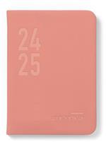 Agenda accademica Letts 2024-2025, 12 mesi, giornaliera, Conscious A6 Dtp W/Appts, multinlingue, Pesca - 14,8 x 10,5 cm