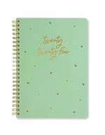 Agenda annuale 2025 Letts 12 Mesi, Celebrate A5 settimanale menta - 21 x 14,8 cm