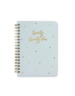 Agenda annuale 2025 Letts 12 Mesi, Celebrate A6 settimanale azzurro - 14,8 x 10,5 cm