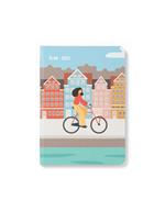 Agenda annuale 2025 Letts 12 Mesi, Wanderlust A6 settimanale Amsterdam - 14,8 x 10,5 cm