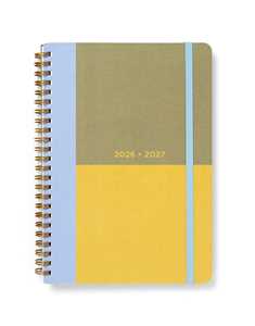 Cartoleria Diario accademico 2026-2027 Colour Block A5 Giornaliero Lime Caimi