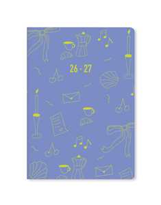 Cartoleria Diario accademico 2026-2027 Little Joys A5 Settimanale Azzurro Caimi
