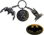 Batman 1989 Chs Keychain+Pin Set