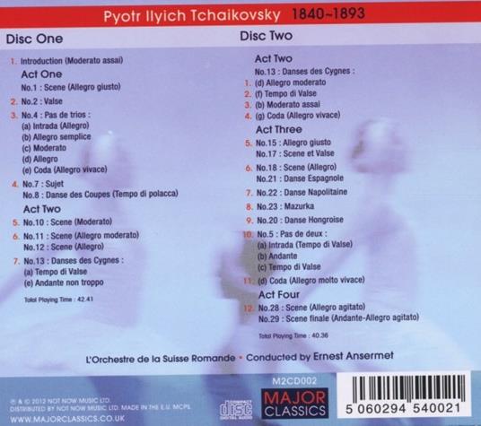 Il Lago Dei Cigni - CD Audio di Pyotr Ilyich Tchaikovsky - 2