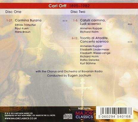 Carmina Burana - CD Audio di Carl Orff - 2