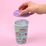 Tazza da viaggio Travel Mug in mug ceramica Pusheen. Pattern