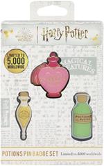 Harry Potter Spilla Badge 3-pack 3 Potions Edizione Limitata Fanattik
