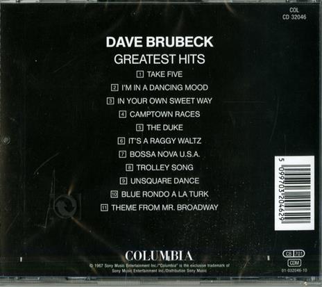 Greatest Hits - CD Audio di Dave Brubeck - 2